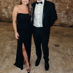 Black Lulu’s Strapless Formal Dress